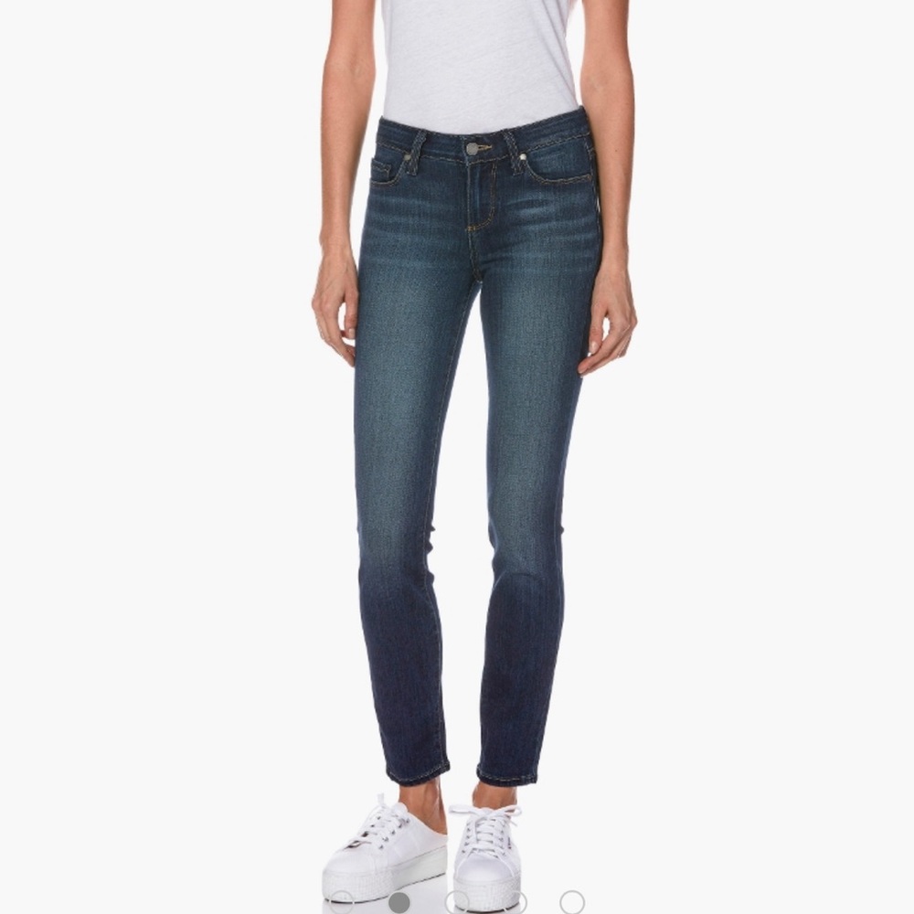 Paige Verdugo Ankle Dark Jeans, Size 25